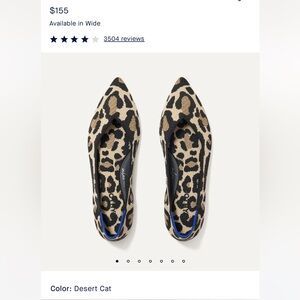 New in box! Rothy’s the point flat